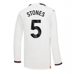 Manchester City John Stones #5 Udebanetrøje 2023-24 Lange ærmer